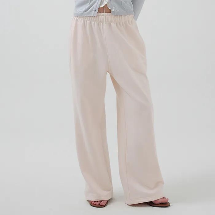 Campie Sweat Drawstring Jogger Pants_Light Pink