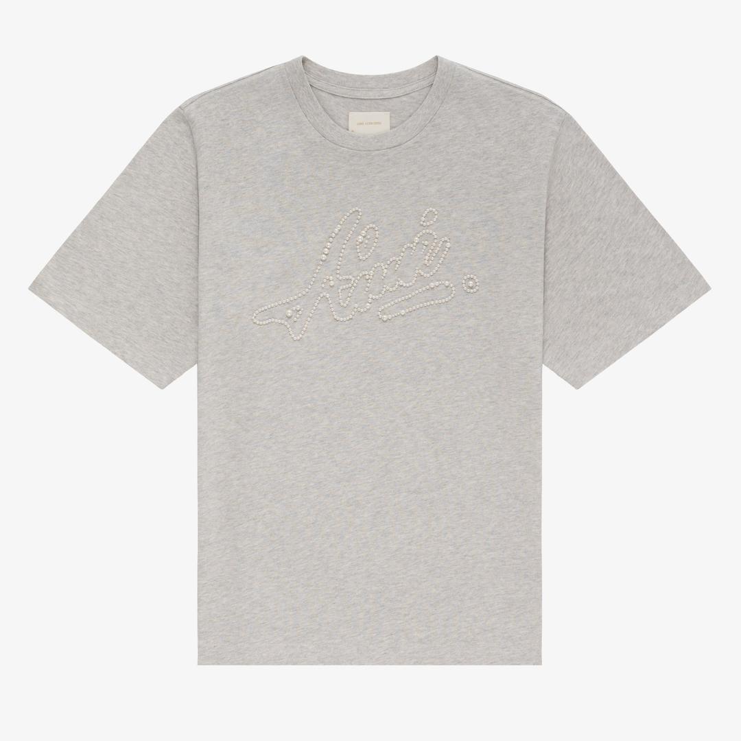 Pearl Logo Tee - Silver Mix / XS