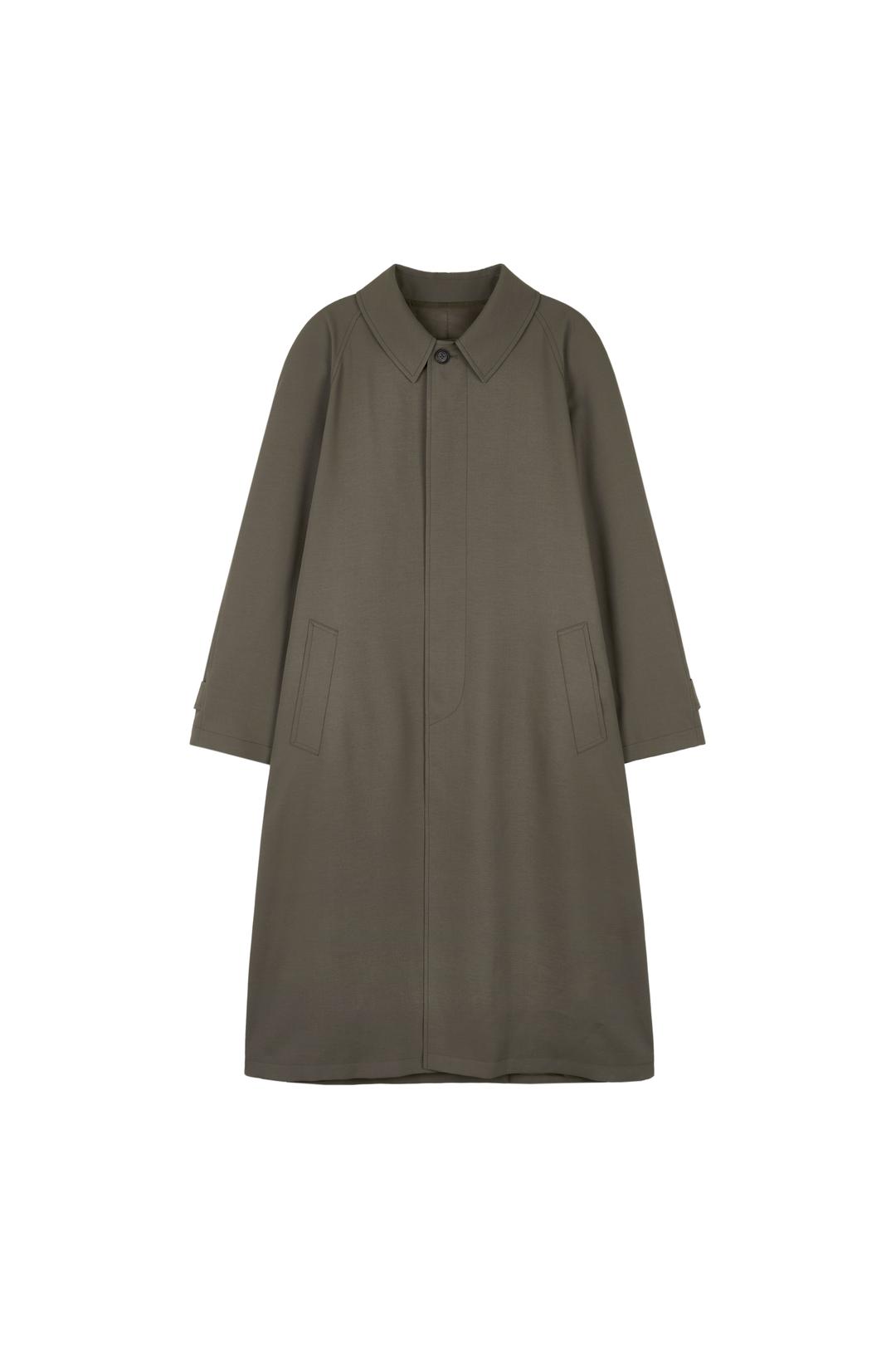 OVER SINGLE TRENCH COAT (MOCA)