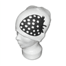 STRAWBERRY DOT BEANIE (WHITE)