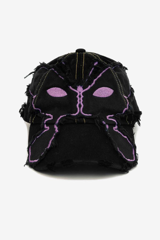 ALIEN KISS FRAYING BASEBALL CAP