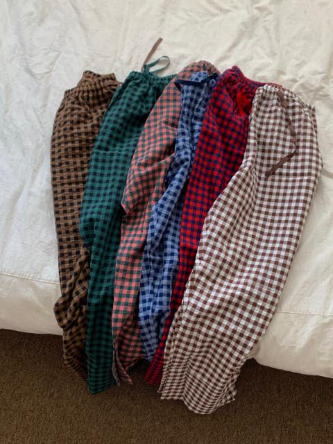 [long] 체크커플파자마팬츠(300장돌파)