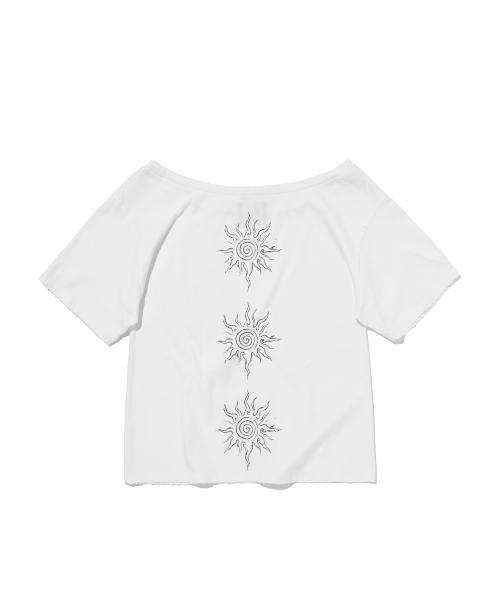 SUNNY ONE SHOULDER TEE [WHITE]