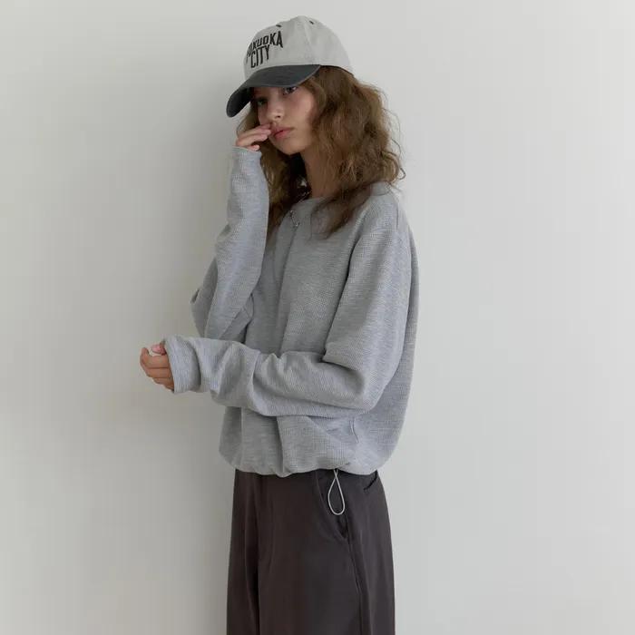 Bube waffle t-shirt (gray)