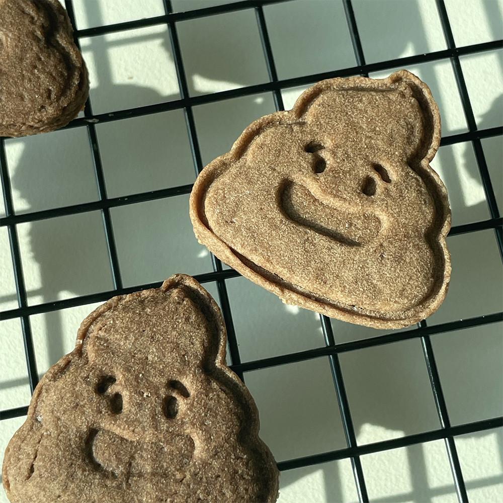 똥 모양 쿠키커터 미니 쿠키틀 귀여운 스탬프 빼꼼스튜디오