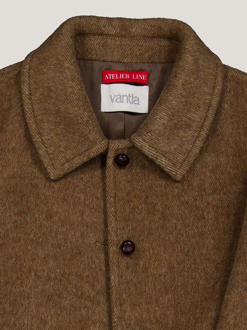 [반티아267]  헤링본 애비 미디 코트