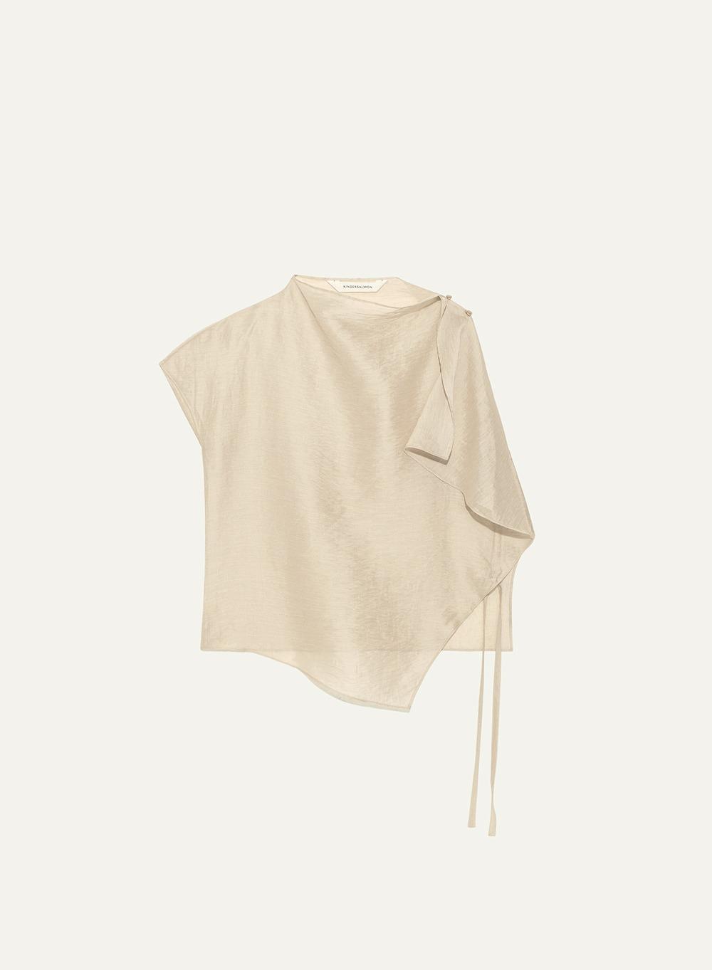 Delphine Blouse Toasted Linen