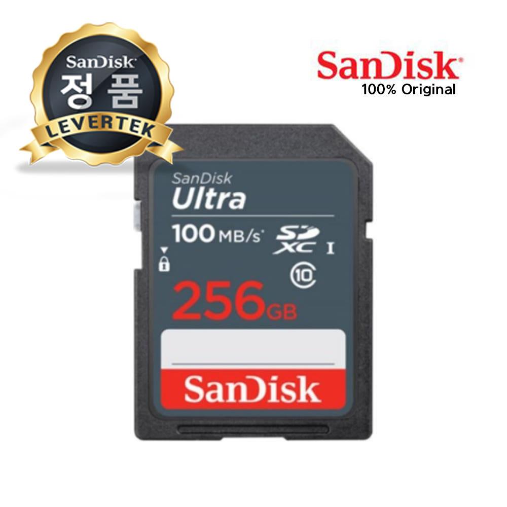샌디스크 SD카드 256기가 Class10 울트라 256GB 네비 디카 DSLR 메모리카드