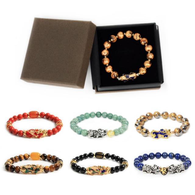 비휴 천연석 불교 염주 재물운 팔찌 12종