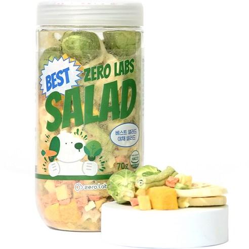 제로랩스 베스트샐러드 동결건조 야채샐러드, 야채맛, 70g, 1개 - 동결건조간식 | 쿠팡
