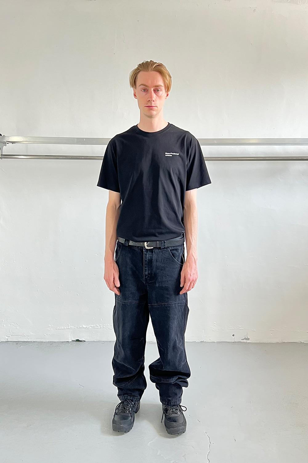 MPa CALF POCKET PANTS (BLACK)