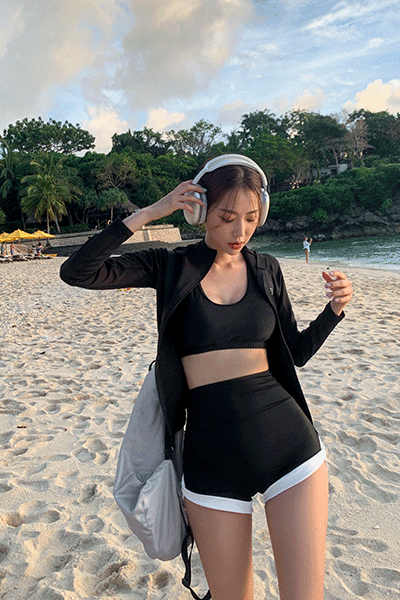 힙업 숏 레깅스