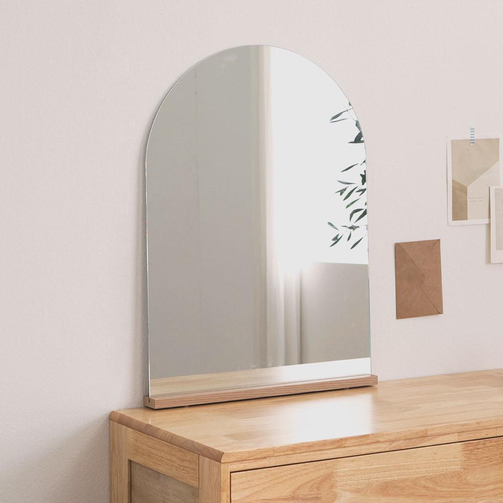 파로마 모젤 헤즐넛 탁상형 아치형 원형 비정형 화장대거울 4종