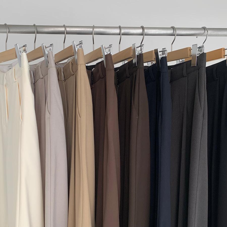 WONT 윈터 핀턱 슬랙스