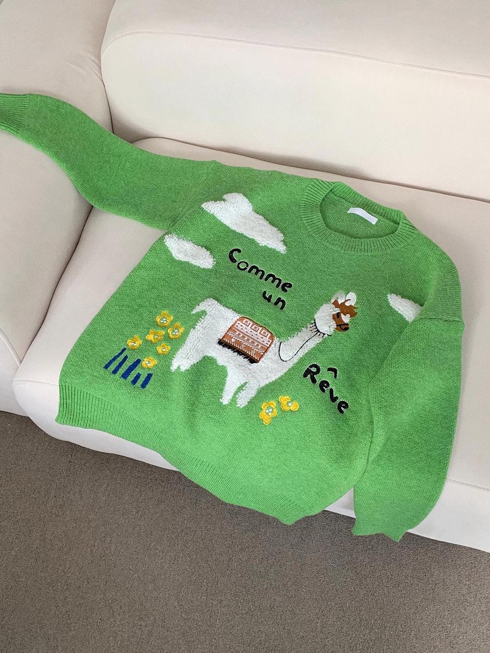 ☆한정☆ 보송 알파카 니트