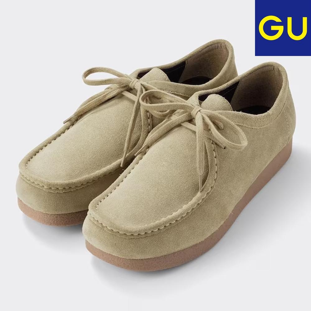 GU 지유 스웨이드 가죽 모카신 왈라비 슈즈 2컬러 347372
