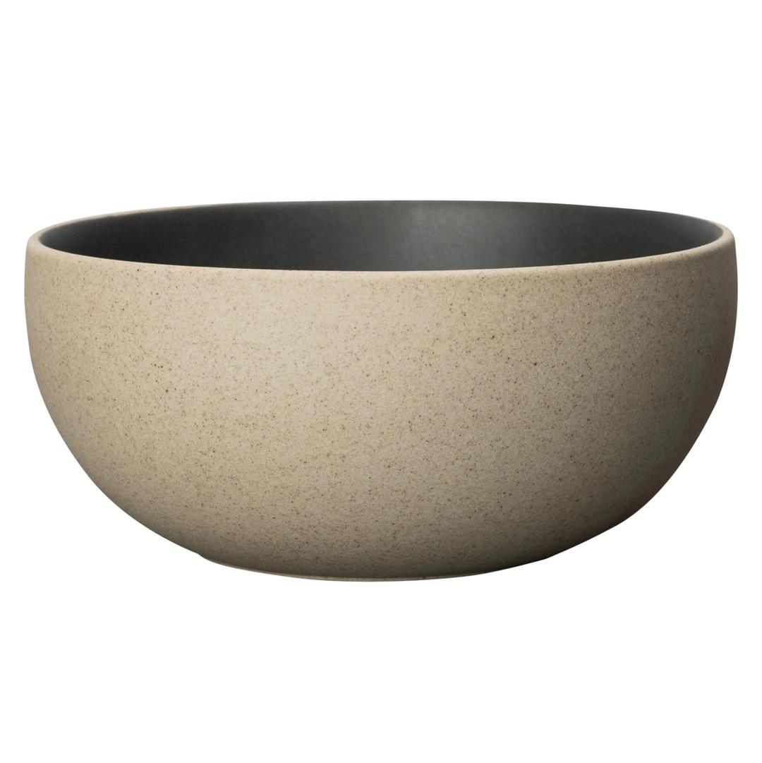 후미코 보울 14 cm, Beige-black