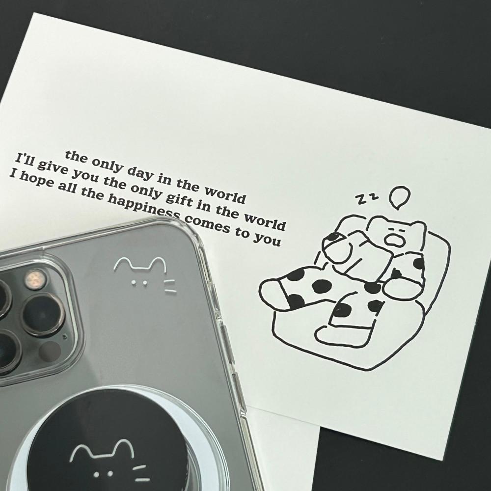 스탠딩츄 낮잠 쿨쿨 엽서