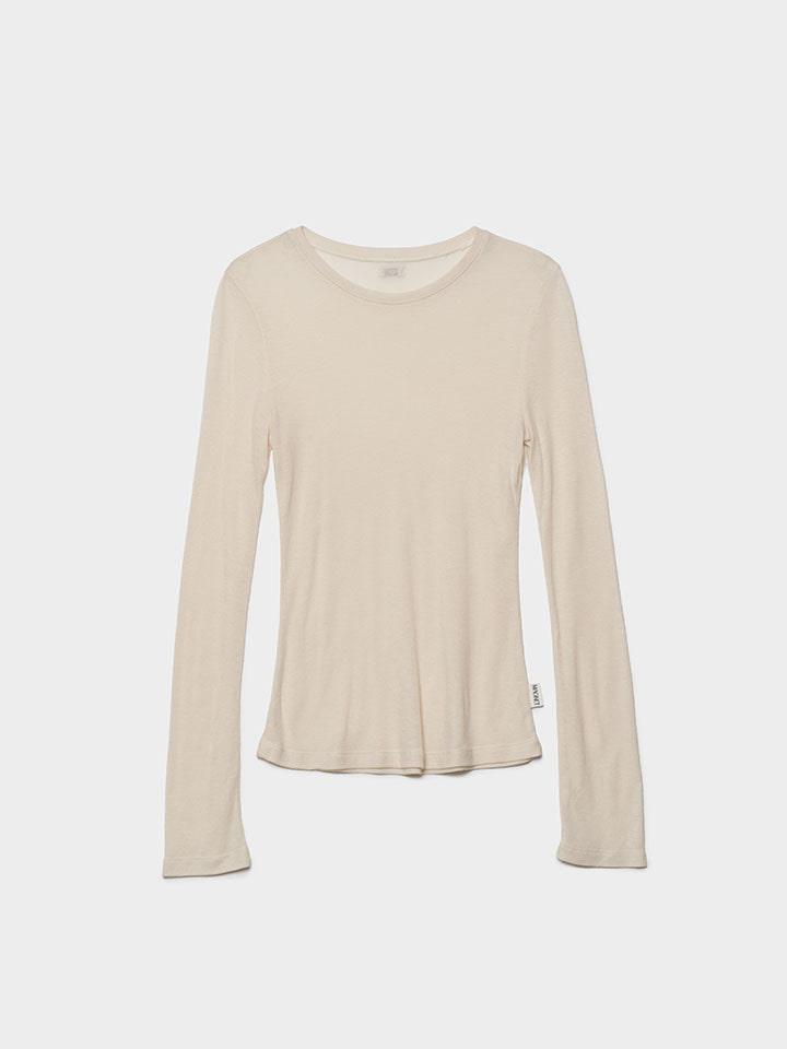 [2nd] Smooth Long Tee (Ivory)