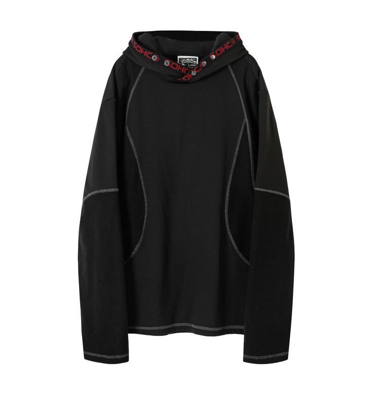 Functional 3-Stage Ventilation System Hoodie_11TWT125 BLACK