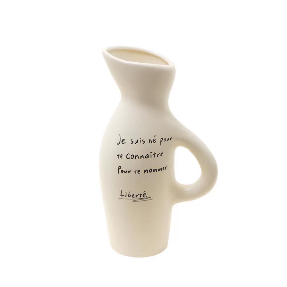 Vintage Liberte vase 감성 레터링 화병 오브제