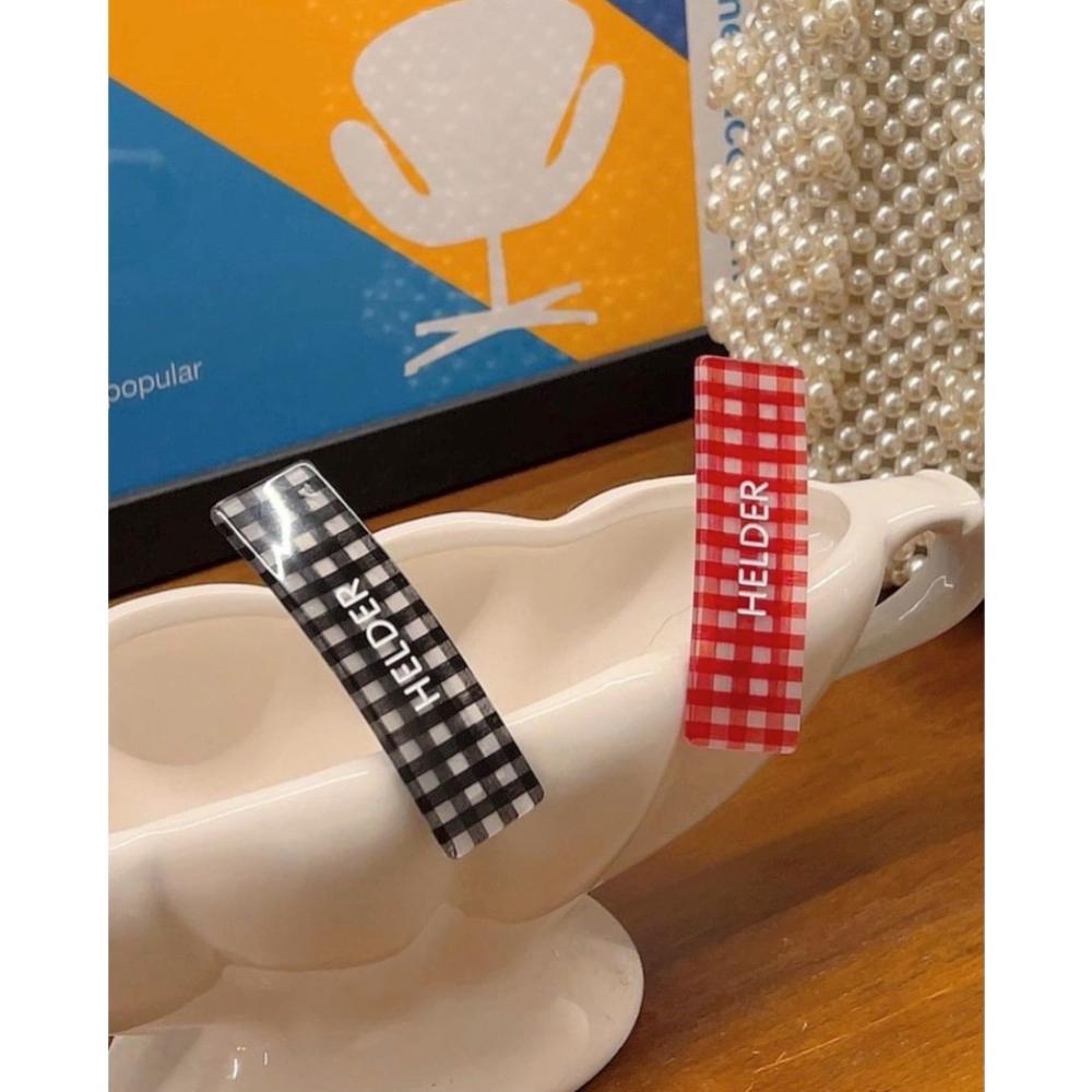 (당일) helder 헬더 깅엄 체크핀 (2colors)