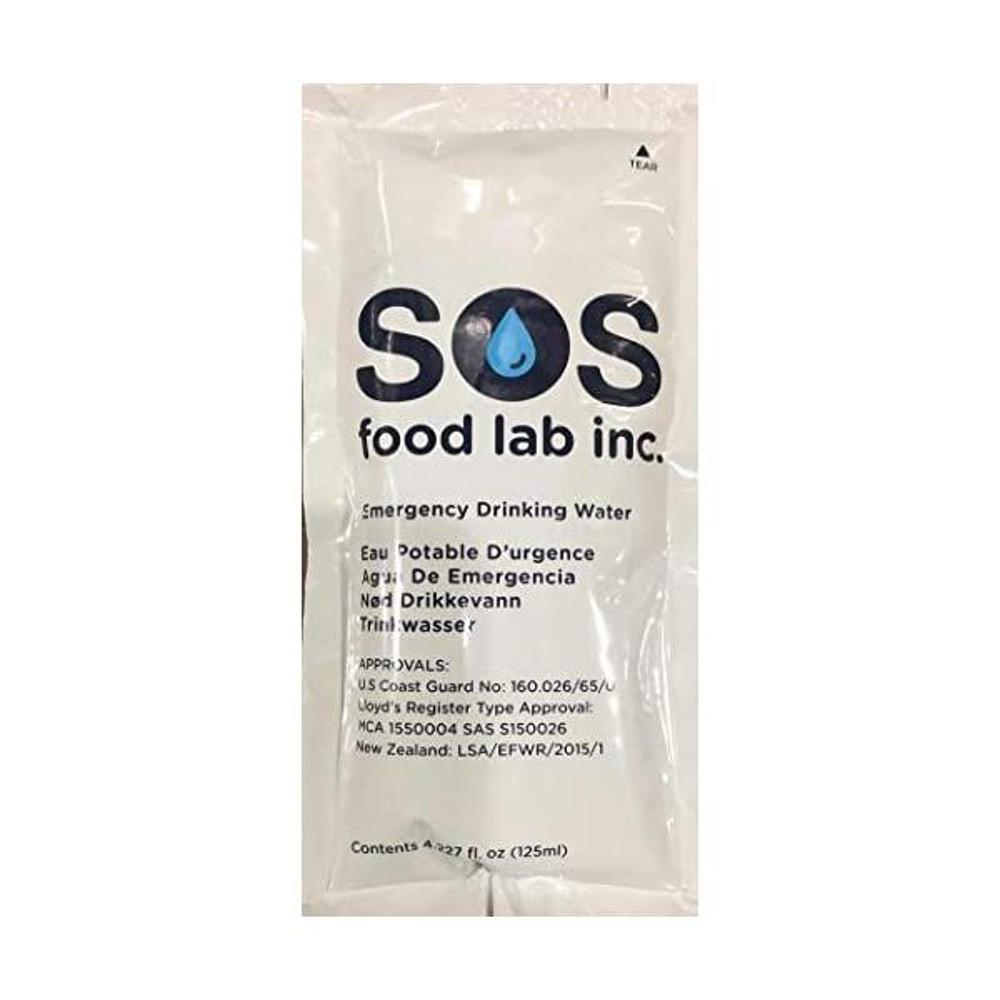 SOS 비상 물 파우치 재난 전투 물 주머니 62개/125ml (소비기한5년)