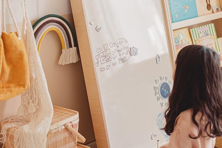 온리보드 자작나무 유아 아기 자석 칠판