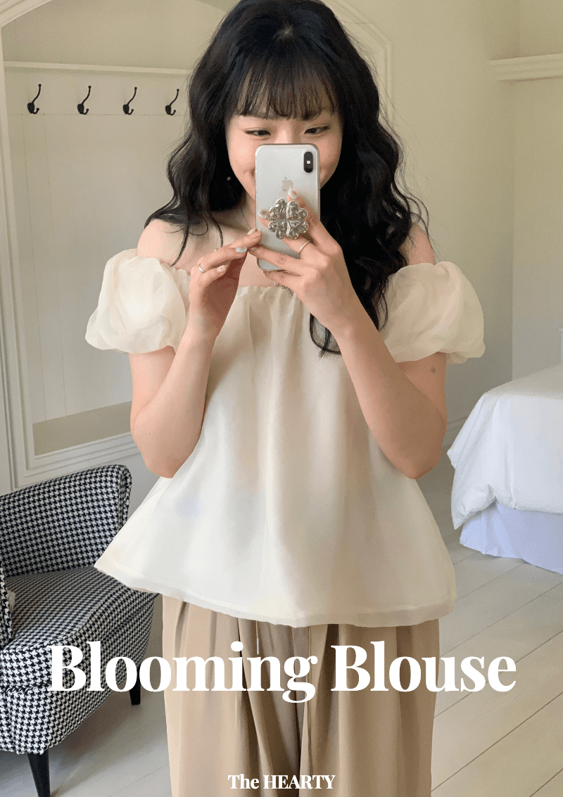블루밍 블라우스 _ 쉬폰블라우스