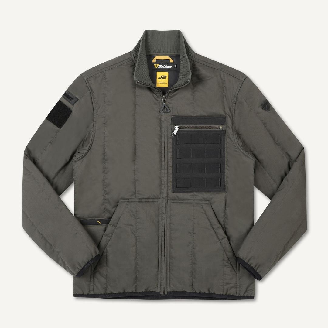 [J2] 퀼팅 패딩 자켓_2AJAW23022GRC