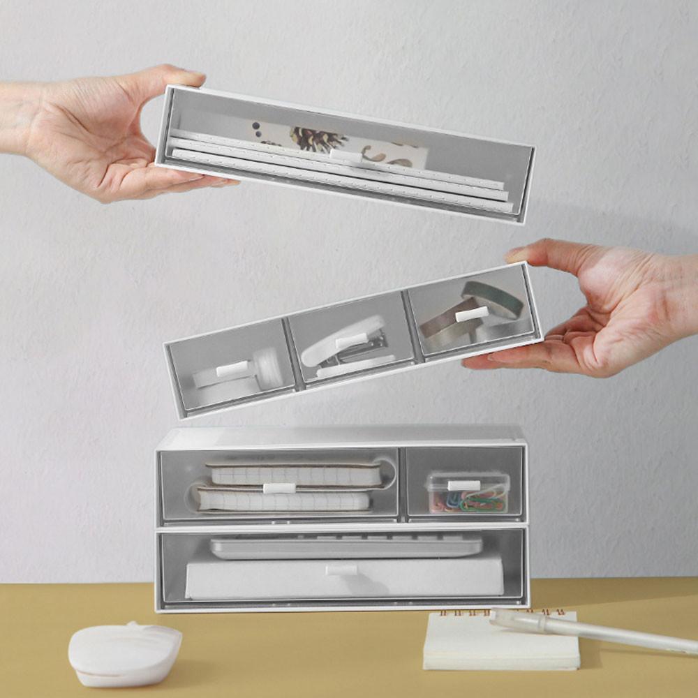 적층형 모듈 데스크오거나이저 책상정리 미니서랍 데스크테리어 책상정리함