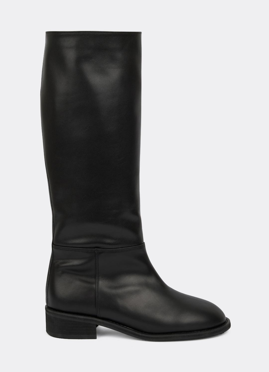 MINIMAL LONG BOOTS (BLACK)