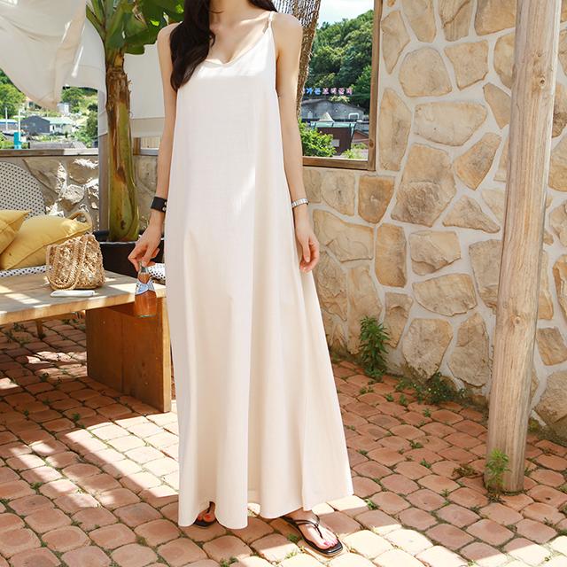 린넨뷔스티에롱원피스(55차 재입고)