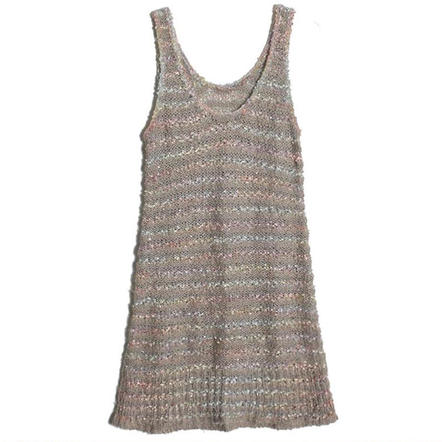 glow net knit onepiece