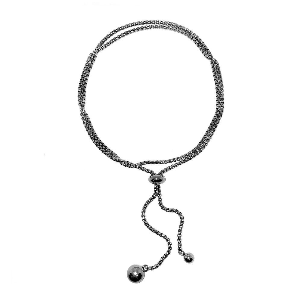 키코이 롱 써지컬 볼 네크리스