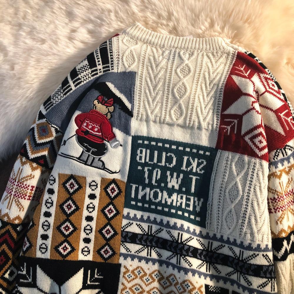 어글리스웨터 레트로스웨터 크리스마스 커플 니트