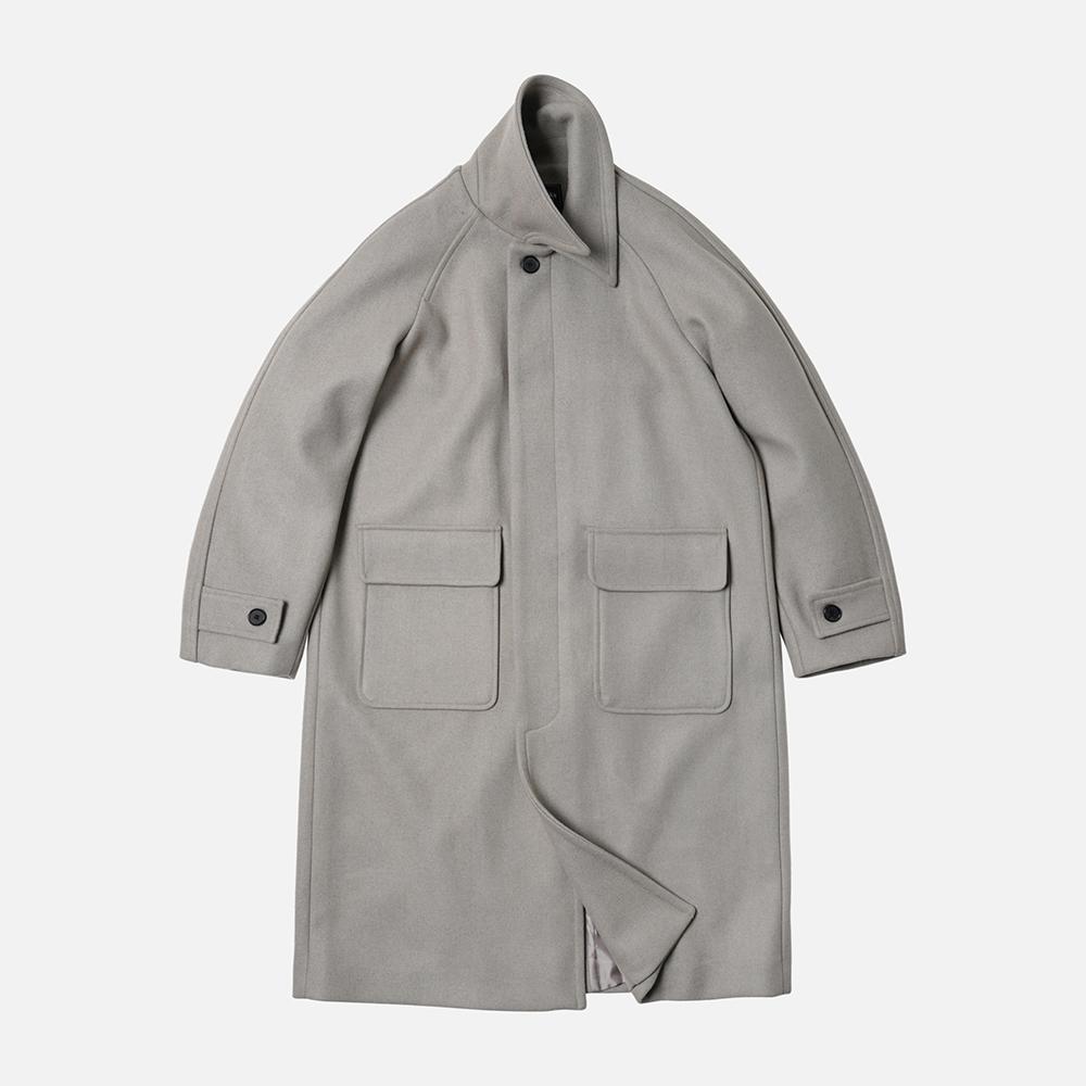 Heavy wool oversized balmacaan coat 003 _ oatmeal