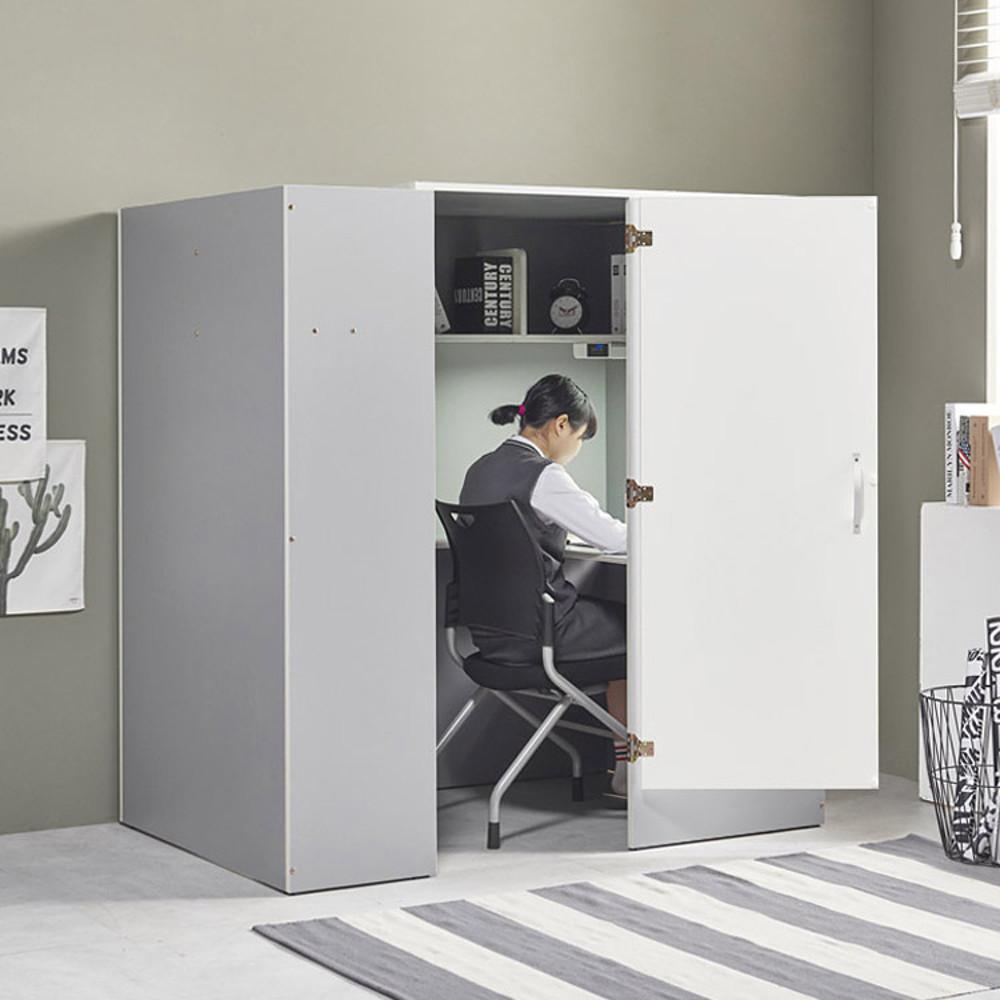 e스마트 신학기책상  넓은 1인 프리미엄 스터디룸 독서실책상