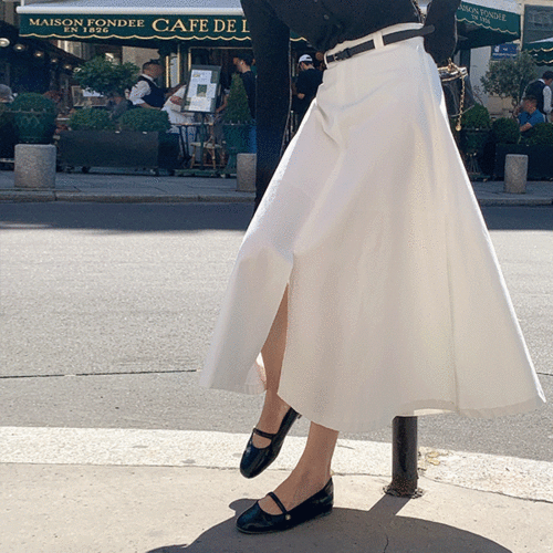 파인땡큐 브람스커트(벨트세트)_3color  데일리룩/오피스룩/러블리/키작녀/벨트세트/미디스커트/롱스커트/하객룩/플레어스커트