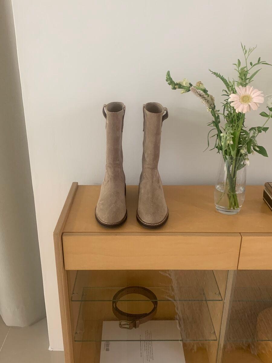 스웨이드부츠(코코아)