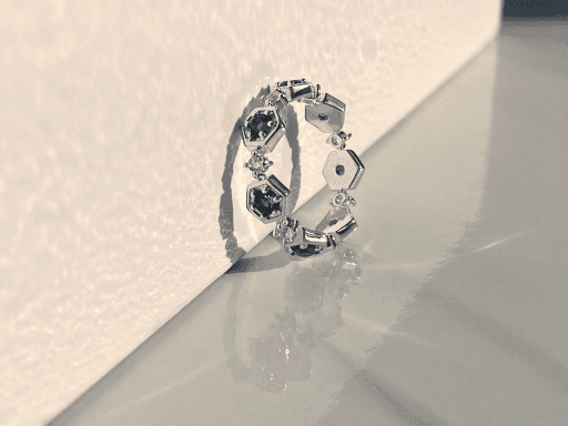 [천연석] 헥사곤 토파즈 반지