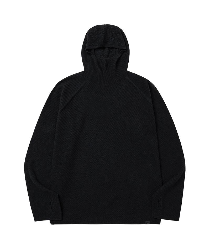 ROUTE AIR WOOL HOODIE (BLACK)