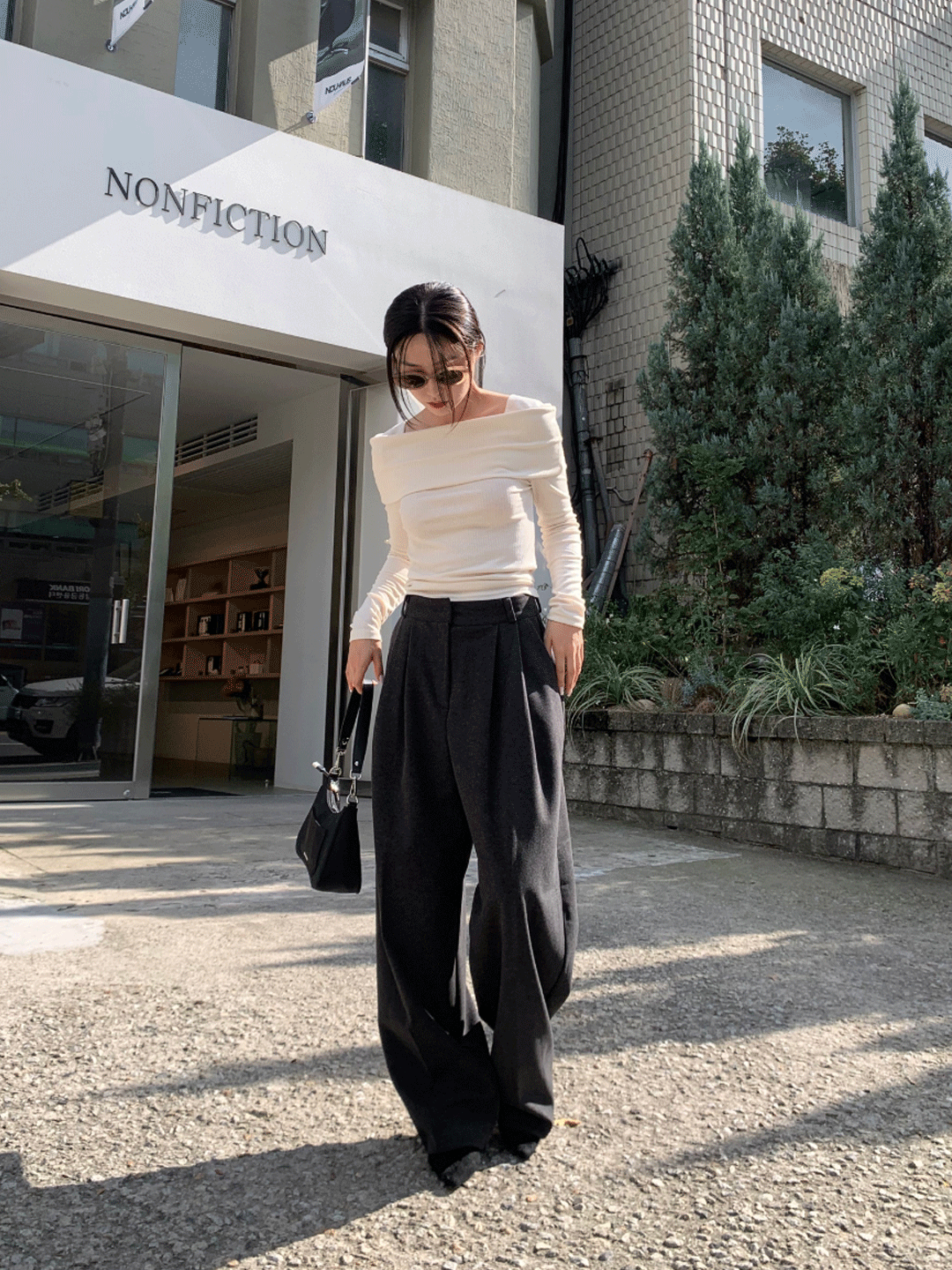 옵텐소 [단독][도톰/겨울] mild wide slacks (2color)