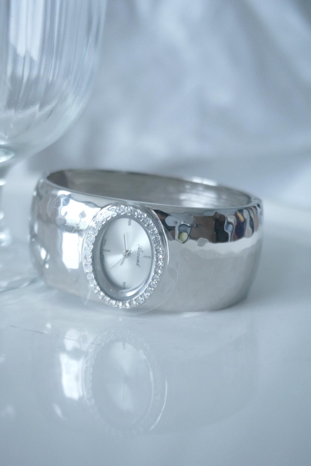 Wide Bangle Watch