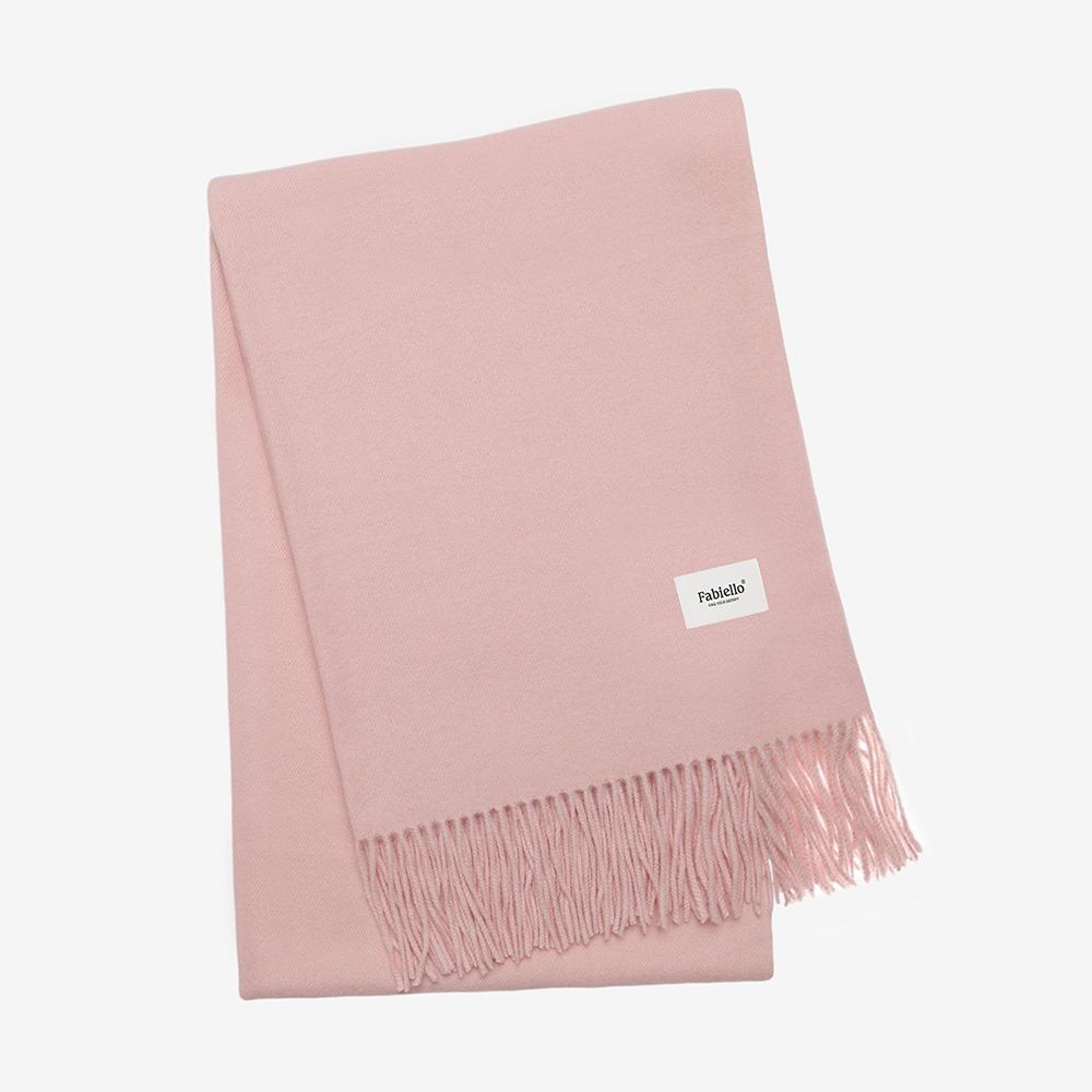 Wool touch estoni muffler (milk pink)
