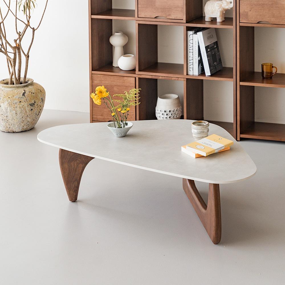 퓨로 앵글 세라믹 포세린 거실 테이블