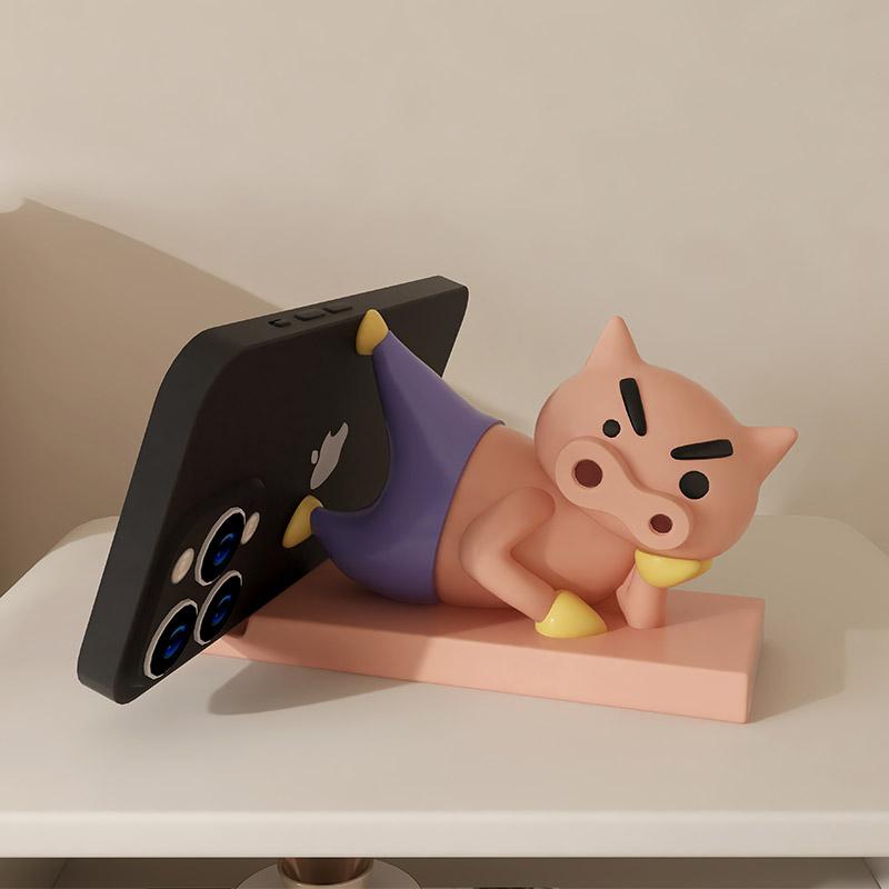 부리부리 대마왕 휴대폰 거치대 수납함