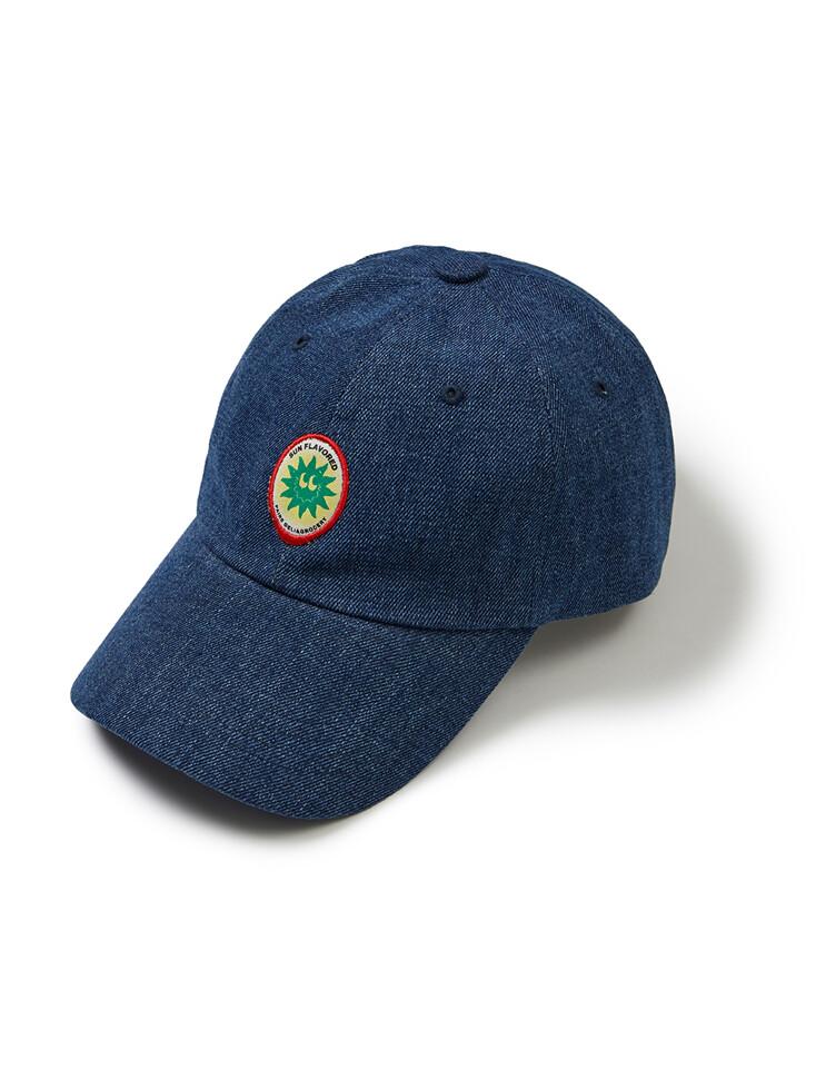 Sun Flavored Denim Ball Cap Blue