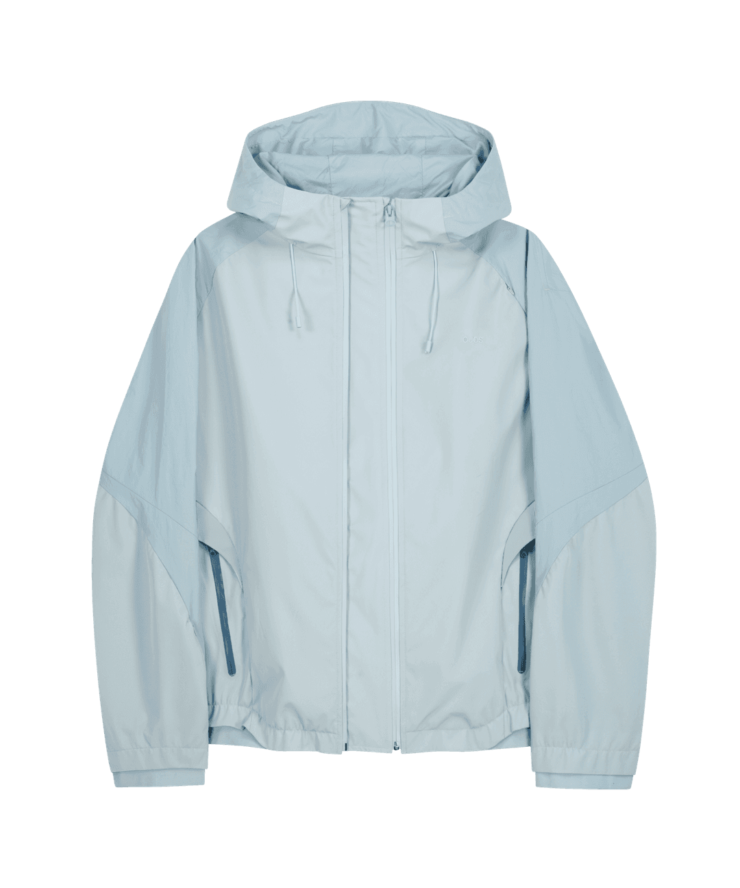 [3/10 예약배송] Paneled Crop Shell Jacket / Stone Blue