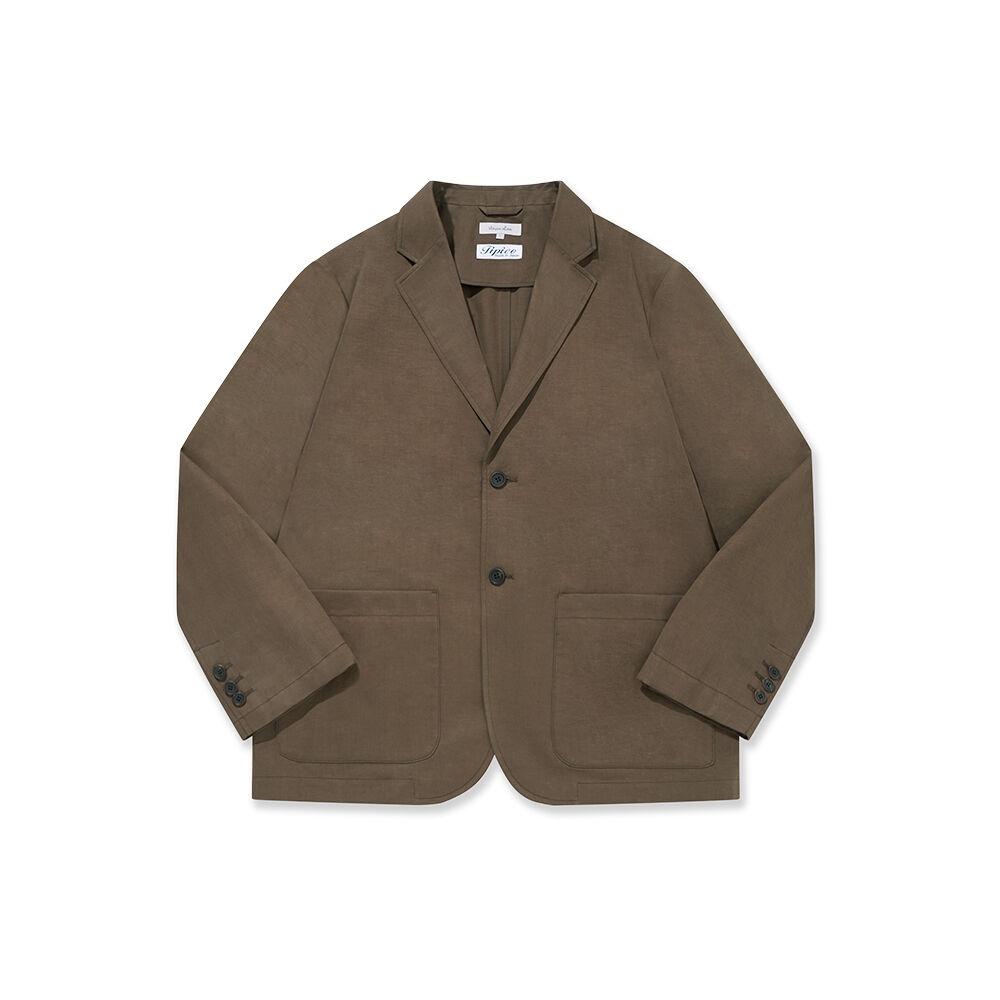 티피코 테일러드 자켓 M (BROWN)